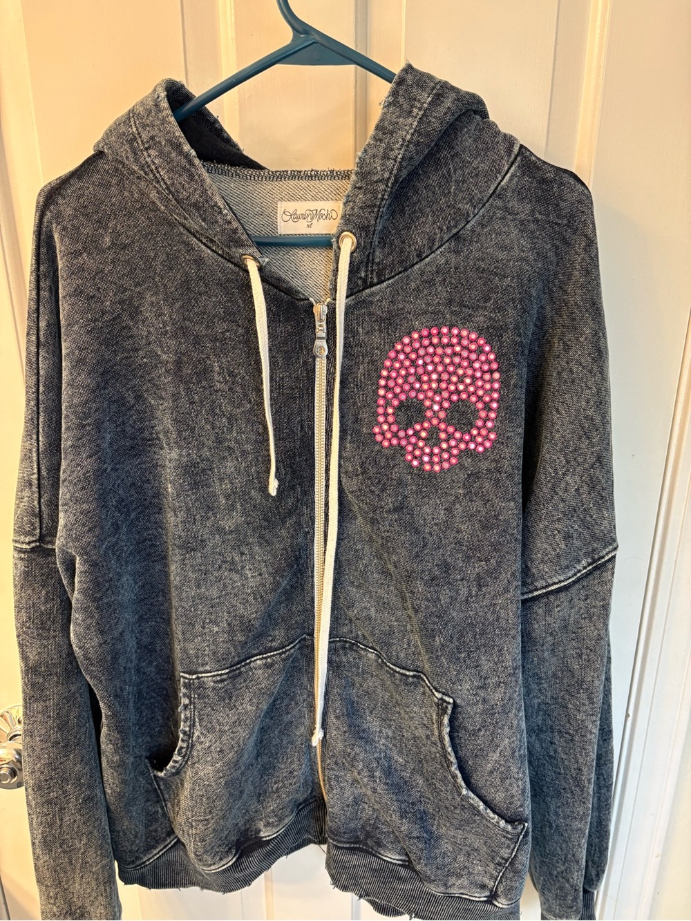 Lauren moshie distressed hoodie in like new condition